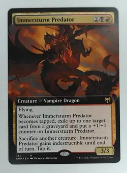 MTG Bling - Showcase - Immersturm Predator (Extended Art) - Kaldheim -G485 - Image 1