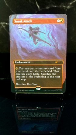 Sneak Attack Foil x1 #2178 - MTG - Secret Lair SLD Jaws - Image 1