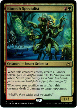 Biotech Specialist (Foil) - 0214 - Edge of Eternities - MTG - NM/M Ships now - Image 1