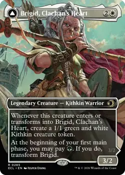 MTG Lorwyn Eclipsed - Brigid, Clachan's Heart NM, Borderless - Image 1