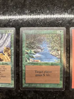 MTG Arabian Nights Cyclone, Stream Of Life, Magnetic Mountain - Image 3