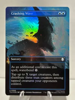 Crashing Wave (Borderless) 300 U Avatar: The Last Airbender FOIL NM MTG - Image 1