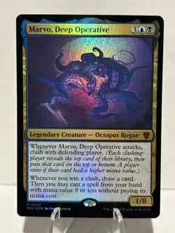 Marvo, Deep Operative 7 M Commander: Murders at Karlov Manor FOIL NM MTG - Image 1