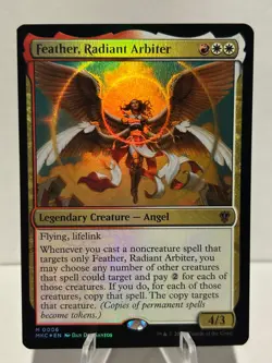 Feather, Radiant Arbiter 6 M Commander: Murders at Karlov Manor FOIL NM MTG - Image 1