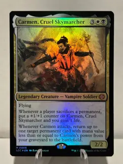 Carmen, Cruel Skymarcher 5 M Commander: The Lost Caverns of Ixalan FOIL NM MTG - Image 1