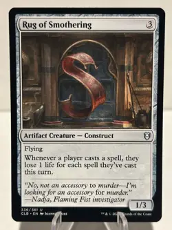 Rug of Smothering 336 U Commander Legends: Battle for Baldur's Gate NM MTG - Image 1