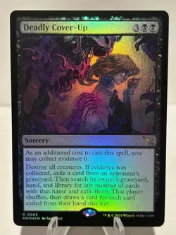 Deadly Cover-Up 83 R Murders at Karlov Manor FOIL NM MTG - Image 1