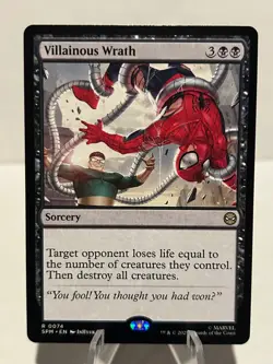 Villainous Wrath 74 R Marvel's Spider-Man NM MTG - Image 1
