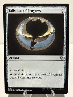 Talisman of Progress 243 U Commander: Murders at Karlov Manor NM MTG - Image 1