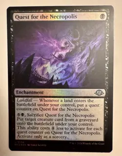 Quest For The Necropolis Foil Modern Horizons 3 MH3 MTG Magic Pack Fresh - Image 1