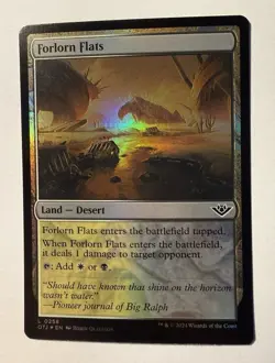 Forlorn Flats [Outlaws of Thunder Junction] Foil Near Mint MTG - Image 1
