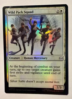 MTG Magic the Gathering Wild Pack Squad (23/314) Marvel's Spider-Man LP FOIL - Image 1