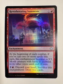 Reverberating Summons - 117 - Foil - TDM - NM - MTG Magic the Gathering - Image 1