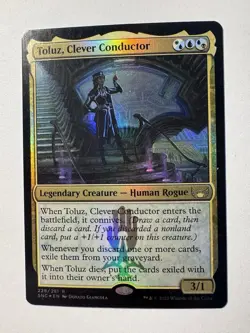MTG Toluz, Clever Conductor (228/486) Streets of New Capenna LP FOIL - Image 1