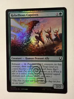 MTG Rebellious Captives (191/436) Avatar The Last Airbender NM FOIL - Image 1