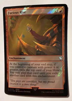 Furious Rise Surge Foil - FIC 0294 - MTG Magic Final Fantasy - Image 1