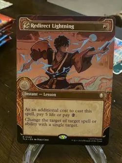 WOTC Avatar: The Last Airbender Redirect Lightning (Showcase) (R) NM - Image 1
