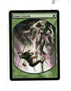 MTG SkeenAB Giant Growth TEXTLESS PLAYER REWARDS PROMO form Promotional. NM. - Image 1
