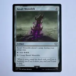 Basalt Monolith 274 NM Normal U Commander: The Lord of the Rings: Tales of Middl - Image 1