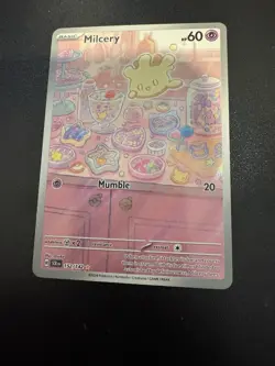 Milcery 152/142 Pokemon TCG Stellar Crown Illustration Rare Holo - Image 1