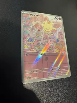 Milcery 152/142 Pokemon TCG Stellar Crown Illustration Rare Holo - Image 2