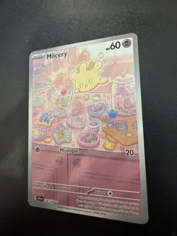 Milcery 152/142 Pokemon TCG Stellar Crown Illustration Rare Holo - Image 3