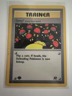 Sleep! 79/82 1st Edition Common Excellent Condition Team Rocket WOTC - Image 1