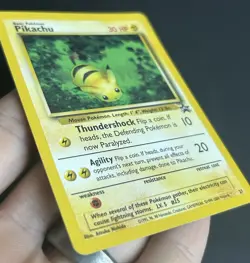 Pokemon Pikachu 027 Black Star Promo Holo wotc LP/NM - Image 3