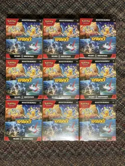 POKEMON TCG : Surging Sparks Booster Bundle Lot Of 6 Factory Sealed - Image 1