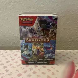 Pokemon TCG Scarlet & Violet Paldea Evolved Booster Bundle Sealed (6 Packs) 820650853623 - Image 1