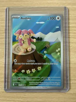 Pokemon TCG Audino Illustration Rare Black Bolt 151/086 English - NM / M - Image 4