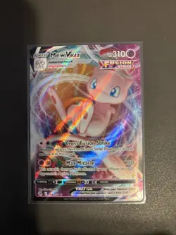 Pokemon TCG Mew VMAX Ultra Rare Holo Swsh08: Fusion Strike 114/264 NM Condition - Image 1