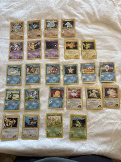 Vintage Pokemon Lot - Gym Heroes/Challenge & Neo Genesis - 25 - Pikachu, Sabrina - Image 1