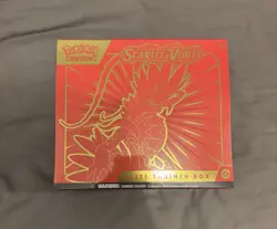 Pokemon TCG Scarlet and Violet Base Red Elite Trainer Box ETB Koraidon - SEALED - Image 1