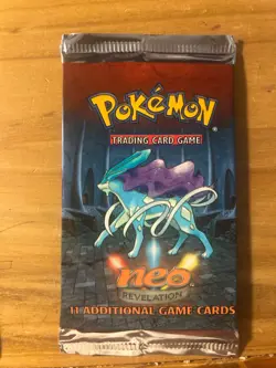 Pokemon Neo Revelation UnlimitedBooster Pack Factory Sealed HEAVY PACKS - Image 2