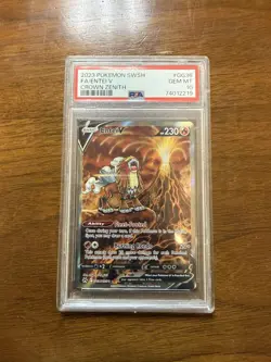 2023 Pokemon SWSH FA/Entei V Crown Zenith Galarian Gallery #GG36 PSA 10 GEM MINT - Image 1