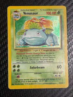 Pokemon TCG Venusaur Base Set 15/102 Holo 1999-2000 Wizards Base Set... - Image 1