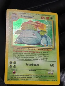 Pokemon TCG Venusaur Base Set 15/102 Holo 1999-2000 Wizards Base Set... - Image 2