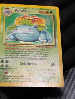 Pokemon TCG Venusaur Base Set 15/102 Holo 1999-2000 Wizards Base Set... - Image 3