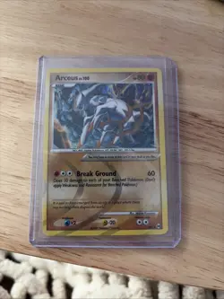 Pokemon TCG Arceus AR8 LV. 100 Platinum Holo Rare 2009 Edition - Image 1