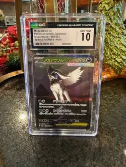2025 POKEMON JAPANESE MEGA BRAVE MEGA ABSOL EX SAR 089/063 CGC 10 GEM MINT - Image 1