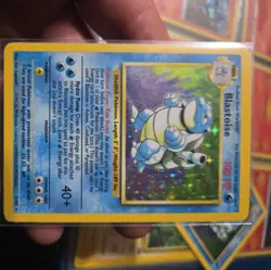 2000 Blastoise Base Set Series 2 Holo Rare 2/130 Pokemon lp - Image 1