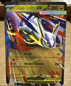 Mega Latias ex 100/132 Double Rare Pokemon Mega Evolution NM - Image 1