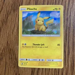 Pikachu SM183 Holo Black Star Promo 2019 Pokemon VF + - Image 1