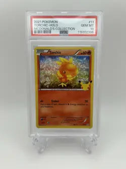 2021 Pokemon Torchic #11 HOLO McDonalds Collection (25th Anniversary) - Image 1