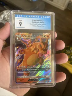 Charizard GX - CGC Graded 9 Mint - SM211 Black Star Promo - Pokemon Card - Image 1