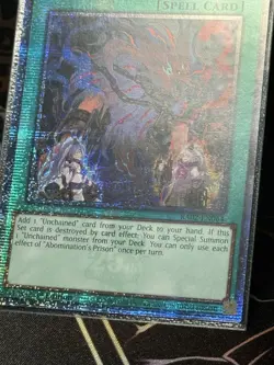 Yu-Gi-Oh! Abomination's Prison (Quarter Century Secret Rare) Quarter Century Sec - Image 2