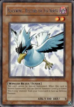 Blackwing - Blizzard the Far North - RGBT-EN010- Rare - Unlimited -Yugioh - Image 1