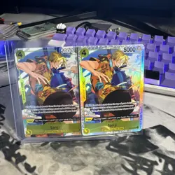 Sanji (Full Art) ST29-004 and Standard SR Sanji: Egghead Foil One Piece TCG - Image 1