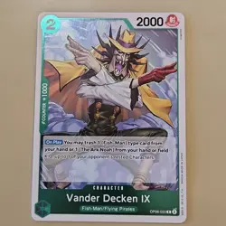 Vander Decken IX OP06-033 R Foil Rare Wings Of The Captain One Piece CCG TCG NM - Image 1